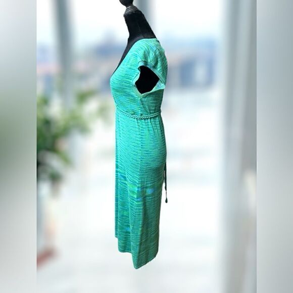 Anthropologie STACIA Bamboo Rope Belt MIDI Dress Size M - Picture 3 of 15